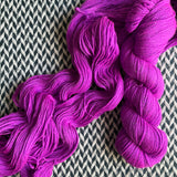 HIGHLIGHTER PURPLE -- Broadway sparkle sock yarn -- ready to ship