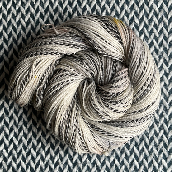 PAWSIBILITY -- Wave Hill zebra fingering yarn -- ready to ship