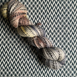 CATTITUDE -- Wave Hill zebra fingering yarn -- ready to ship