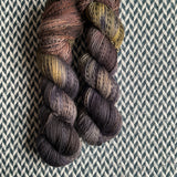 PURRSONALITY -- Wave Hill zebra fingering yarn -- ready to ship