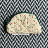May Flowers -- small notion pouch with zipper -- ready to ship