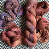 HIKING AT PAINT ROCK -- Times Square sock  yarn -- ready to ship