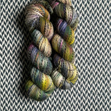 IGUANA -- Wave Hill zebra fingering yarn -- ready to ship