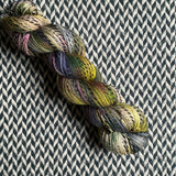 IGUANA -- Wave Hill zebra fingering yarn -- ready to ship
