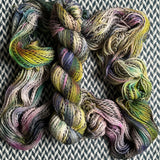 IGUANA -- Wave Hill zebra fingering yarn -- ready to ship