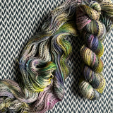 IGUANA -- Wave Hill zebra fingering yarn -- ready to ship