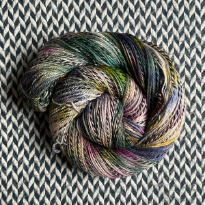 IGUANA -- Wave Hill zebra fingering yarn -- ready to ship