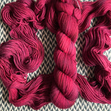 PINOT NOIR -- dyed to order -- choose your yarn base