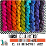 Muse Collection *9 Mini-Skein Set* -- Harlem sock yarn -- ready to ship