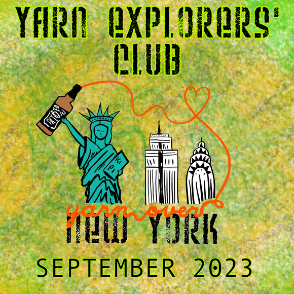 YARN EXPLORERS' CLUB -- September 2023 -- dyed to order yarn
