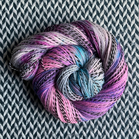 DAYDREAM MERMAID -- Wave Hill zebra fingering yarn -- ready to ship