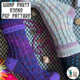 *Wrap Party Socks Pattern -- digital download