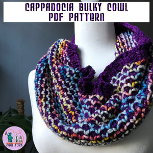 *Cappadocia Bulky Cowl Pattern (bulky weight) -- digital download