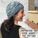 *Cappadocia Cap Pattern (sock weight) -- digital download