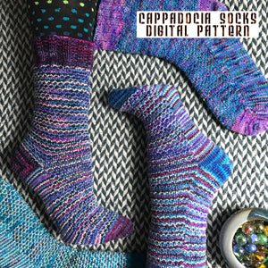 *Cappadocia Socks Pattern -- digital download