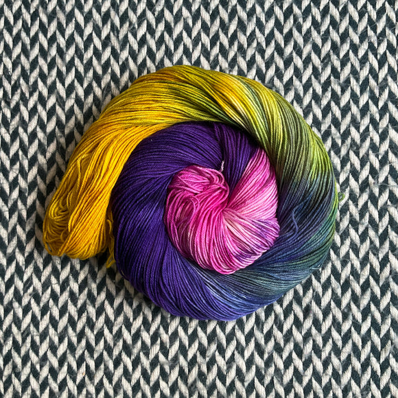 FLOWER MARKET -- dyed to order yarn -- choose your yarn base