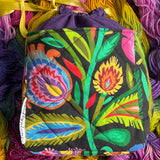 FLOWER MARKET -- project bag -- ready to ship