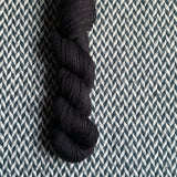 BLACKBIRD -- Wave Hill zebra fingering yarn -- ready to ship