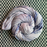 EXPLODING BLUEBERRIES -- Brooklyn Bridge worsted yarn -- ready to ship
