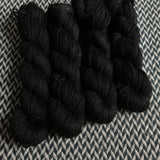 BLACKBIRD -- Tribeca sparkle DK yarn -- ready to ship