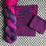 ORCHID MANTIS -- Broadway sparkle sock yarn -- ready to ship