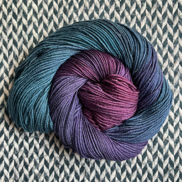 BLACK OPAL -- dyed to order yarn -- choose your yarn base