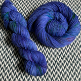 DON'T PANIC, PEACOCK -- Harlem sock yarn -- ready to ship
