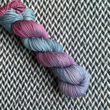 BLACK PEARL -- East Village non-superwash sparkle DK yarn -- ready to ship