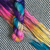 JELLYWISH -- Wave Hill zebra fingering yarn -- ready to ship