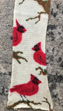CARDINALS -- hand-painted sock blank -- dyed to order yarn