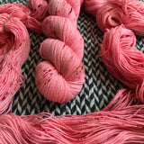 STRAWBERRY PATCH -- Harlem sock yarn -- ready to ship