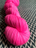 HIGHLIGHTER PINK -- Times Square sock yarn -- ready to ship