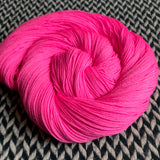 HIGHLIGHTER PINK -- Times Square sock yarn -- ready to ship