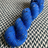 ULTRAMARINE -- Alphabet City tweed sock yarn -- ready to ship