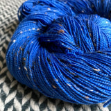 ULTRAMARINE -- Alphabet City tweed sock yarn -- ready to ship