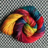 DUSK RAINBOW -- dyed to order yarn -- choose your yarn base