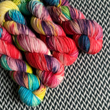 PARTY LIKE  A ROCK STAR -- dyed to order yarn -- choose your yarn base