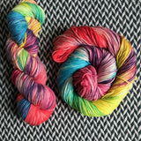 PARTY LIKE  A ROCK STAR -- dyed to order yarn -- choose your yarn base