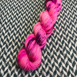 I'M A BARBIE GIRL -- Half-Skein -- Times Square sock yarn -- ready to ship
