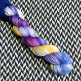 DEW JEWELS -- Half-Skein -- Broadway sparkle sock yarn -- ready to ship