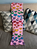LOVE IS LOVE -- hand-painted sock blank -- dyed to order yarn