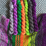 Classic Halloween Tale *7 Mini-Skein Set* -- Brooklyn Bridge worsted yarn -- ready to ship