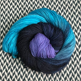 FLUX SHIFT -- Broadway sparkle sock yarn -- ready to ship