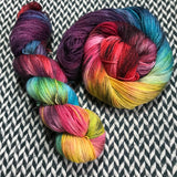 DUSK RAINBOW -- Broadway sparkle sock yarn -- ready to ship