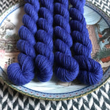 Midnight Moment -- mini-skein -- Times Square sock yarn-- ready to ship