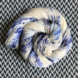 WHITE JEANS -- Times Square sock yarn -- ready to ship