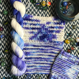 ENCHANTED STATE -- Half-Skein -- Times Square sock yarn -- ready to ship