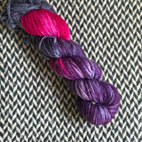 ORCHID MANTIS -- Flushing Meadows bulky weight yarn -- ready to ship