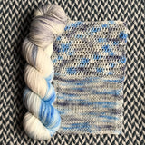 WINTRY MIX -- dyed to order yarn -- choose your yarn base