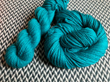 TEAL OWL -- Flushing Meadows bulky weight yarn -- ready to ship
